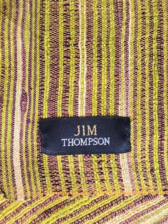 Jim Thompson Silk Woven Scarf Oblong - Picture 2 of 12